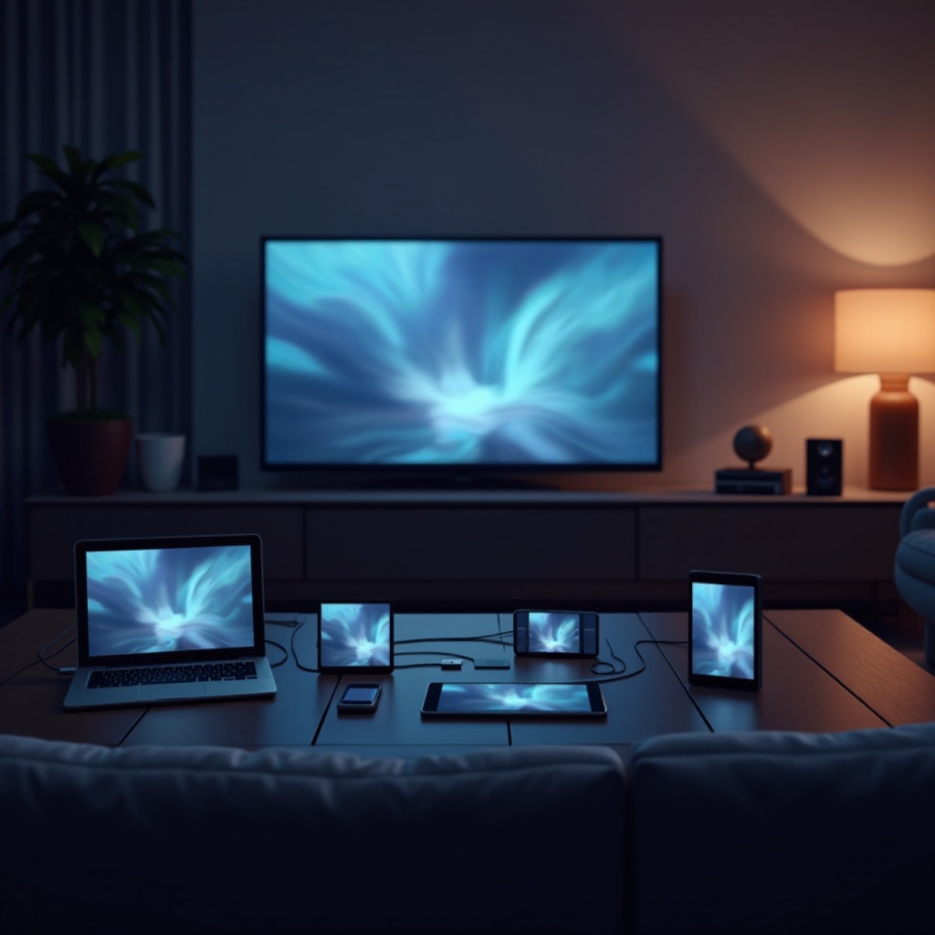 транслировать поток на телевизор