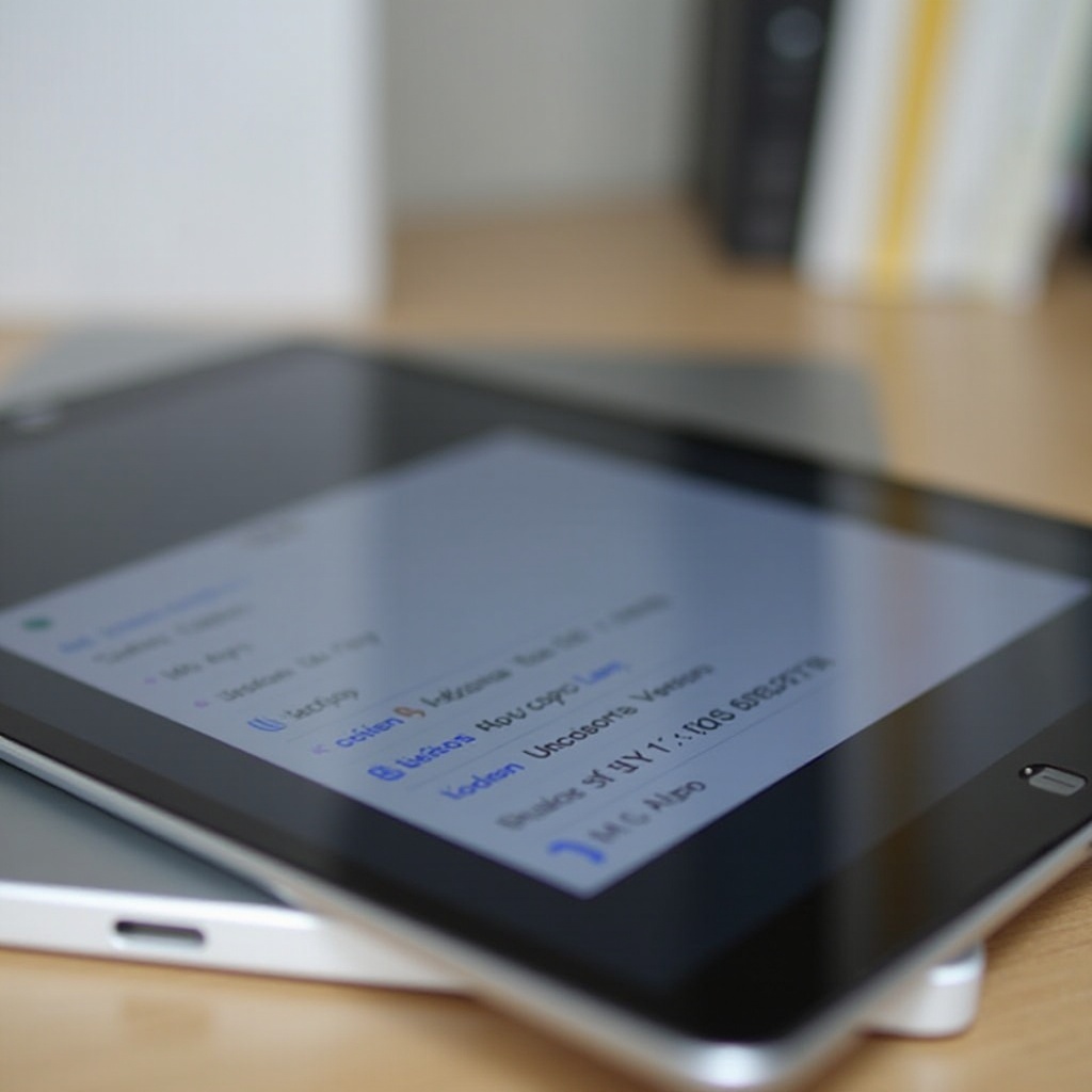 как найти версию iOS на iPad