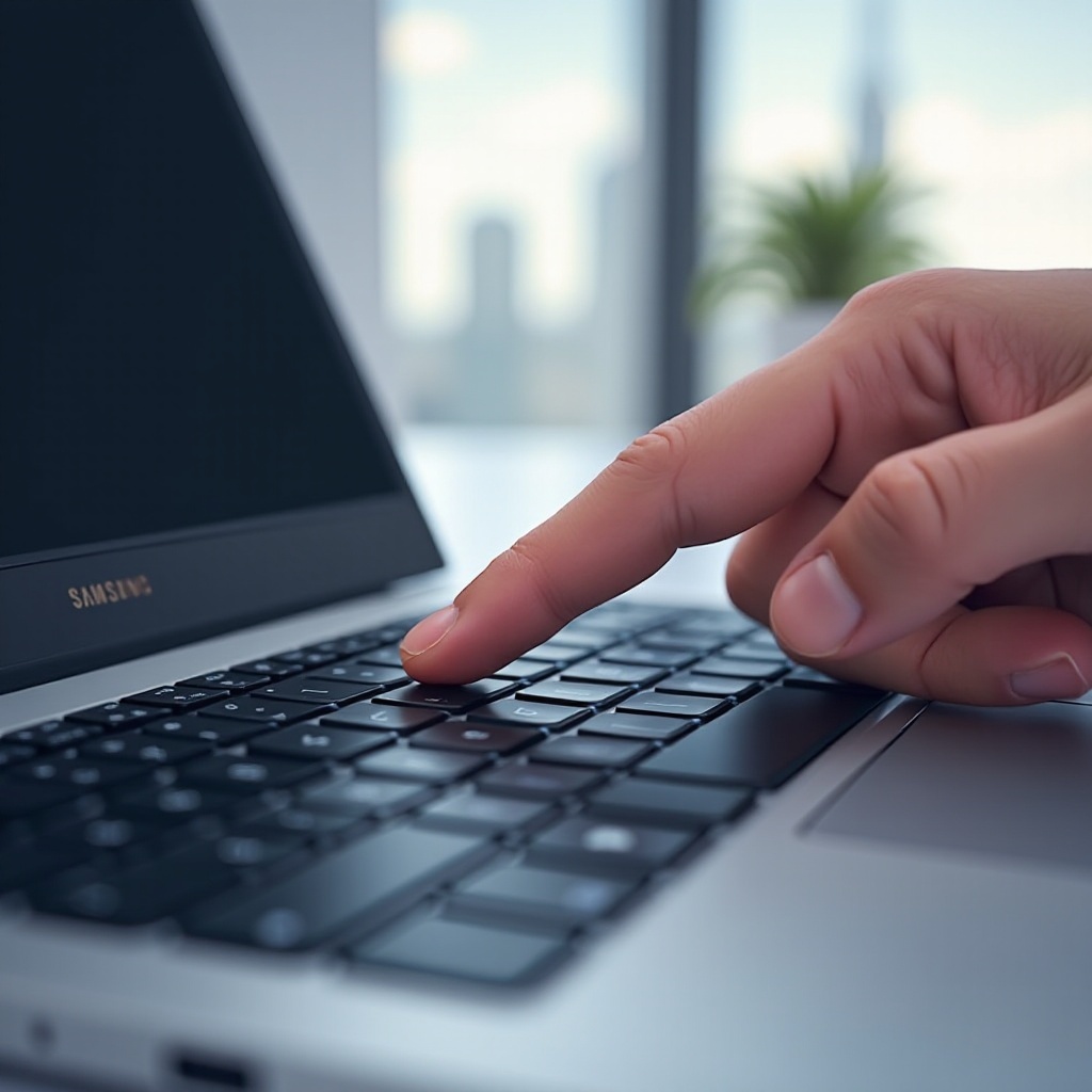 klawisz rozruchu laptopa samsung