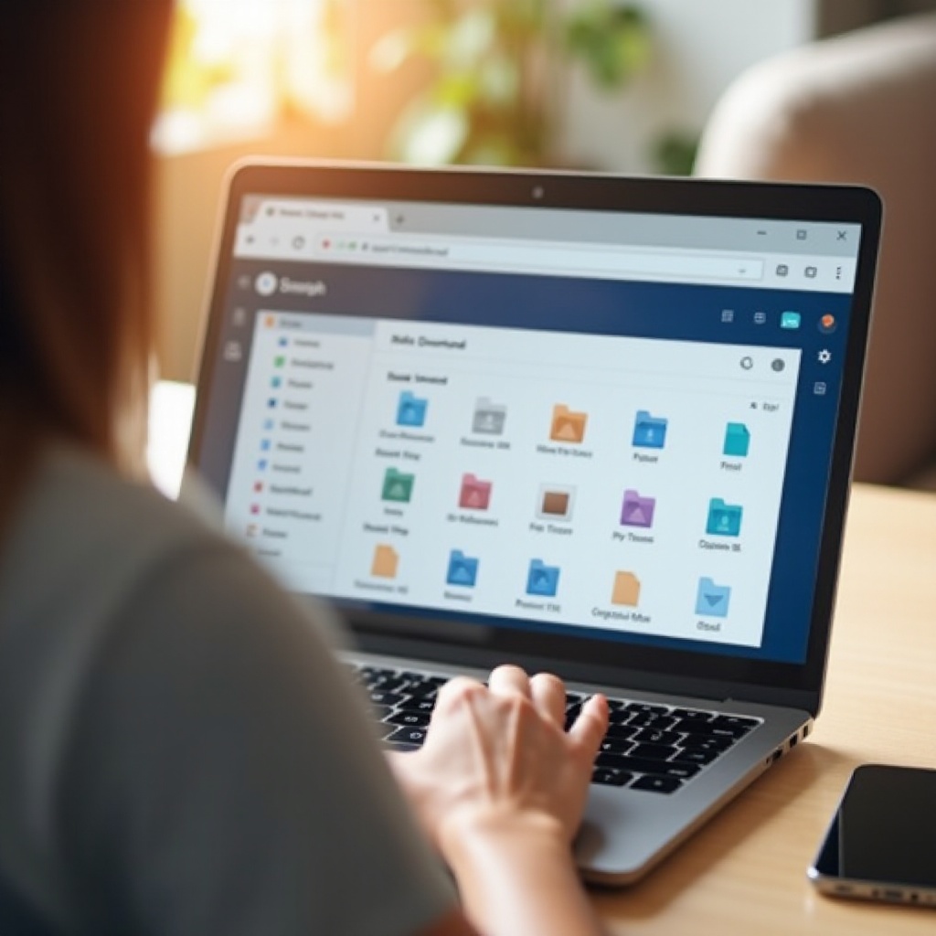 как получить доступ к загрузкам на Chromebook