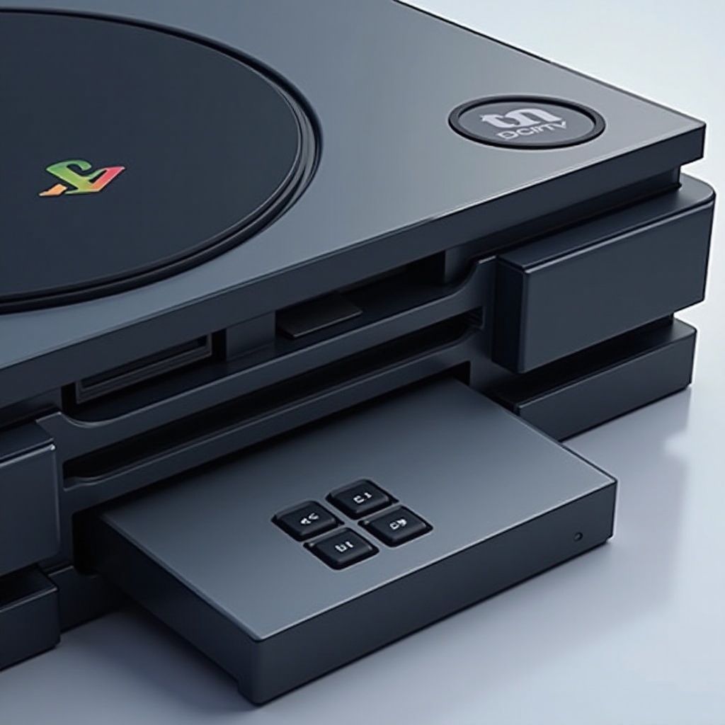 gdzie jest przycisk wysuwania na ps4